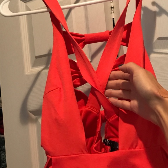 Nasty Gal 3 Bow Open Front/back Skater Dress - Picture 7 of 9